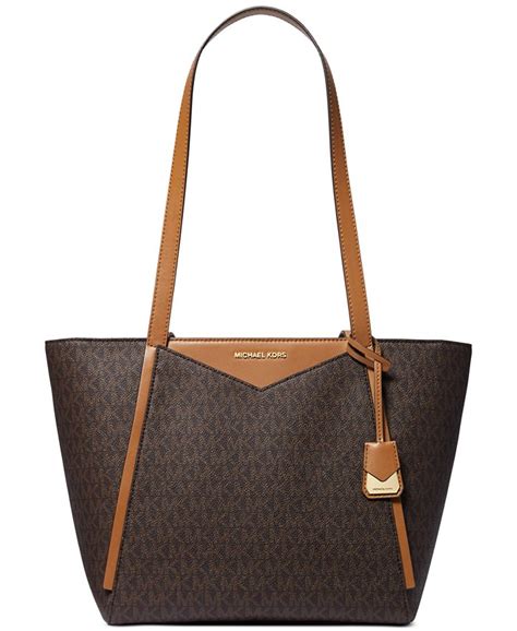 whitney top zip tote michael kors|Michael Kors Whitney Quilted Detail Top Zip Tote .